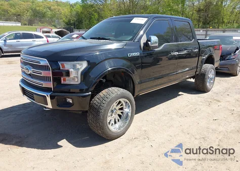 2016 Ford F-150 Platinum from USA, damaged, VIN 1FTEW1EF6GFA27718